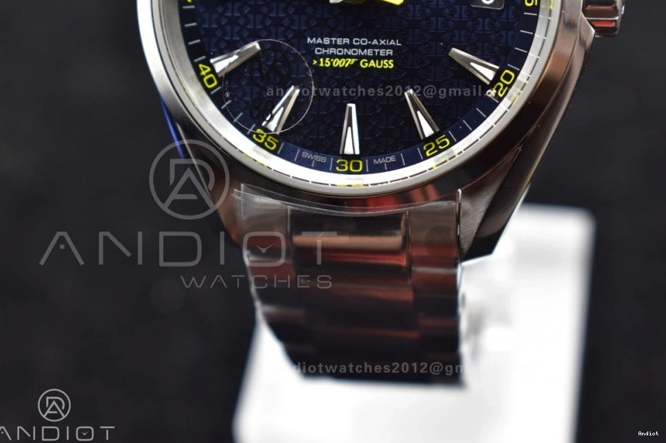 Bracelet Terra Edition Dial Aqua 1:1 Best SS VSF A8500 SS 150M On Black 1225